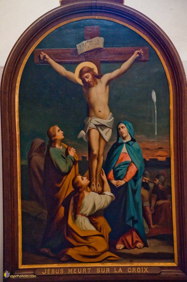 Nom de l'image : D30096331a_(c)Norbert-JUNG — Description :  Chemin de croix à l'église de la Ferté Vidame (28300)